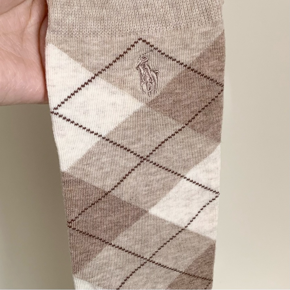 Hold Nwot Argyle Patterned Long Socks - image 6